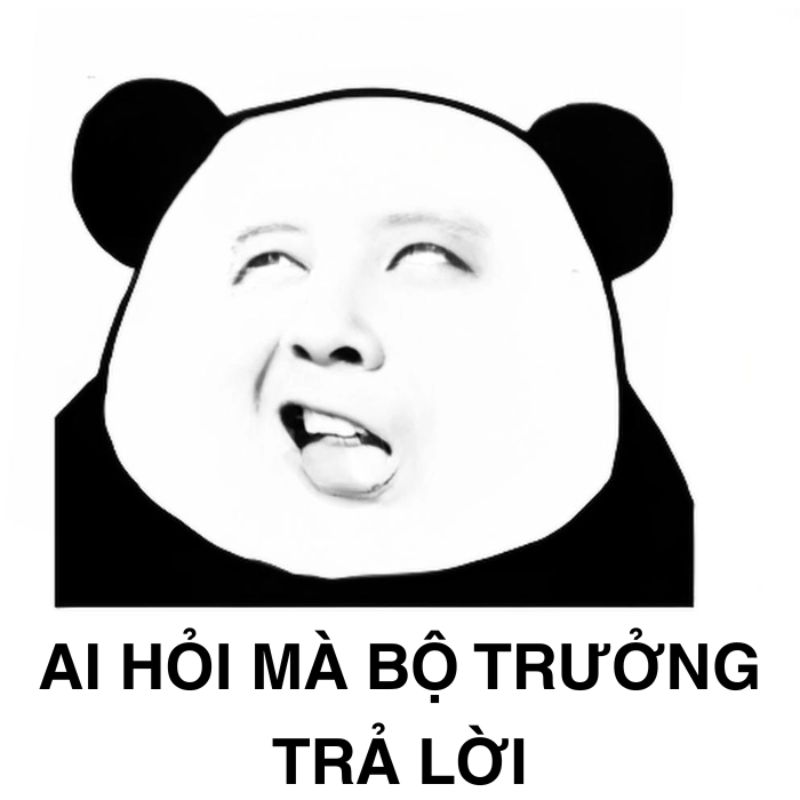 “Meme ai hỏi mà bộ trưởng trả lời” vui nhộn