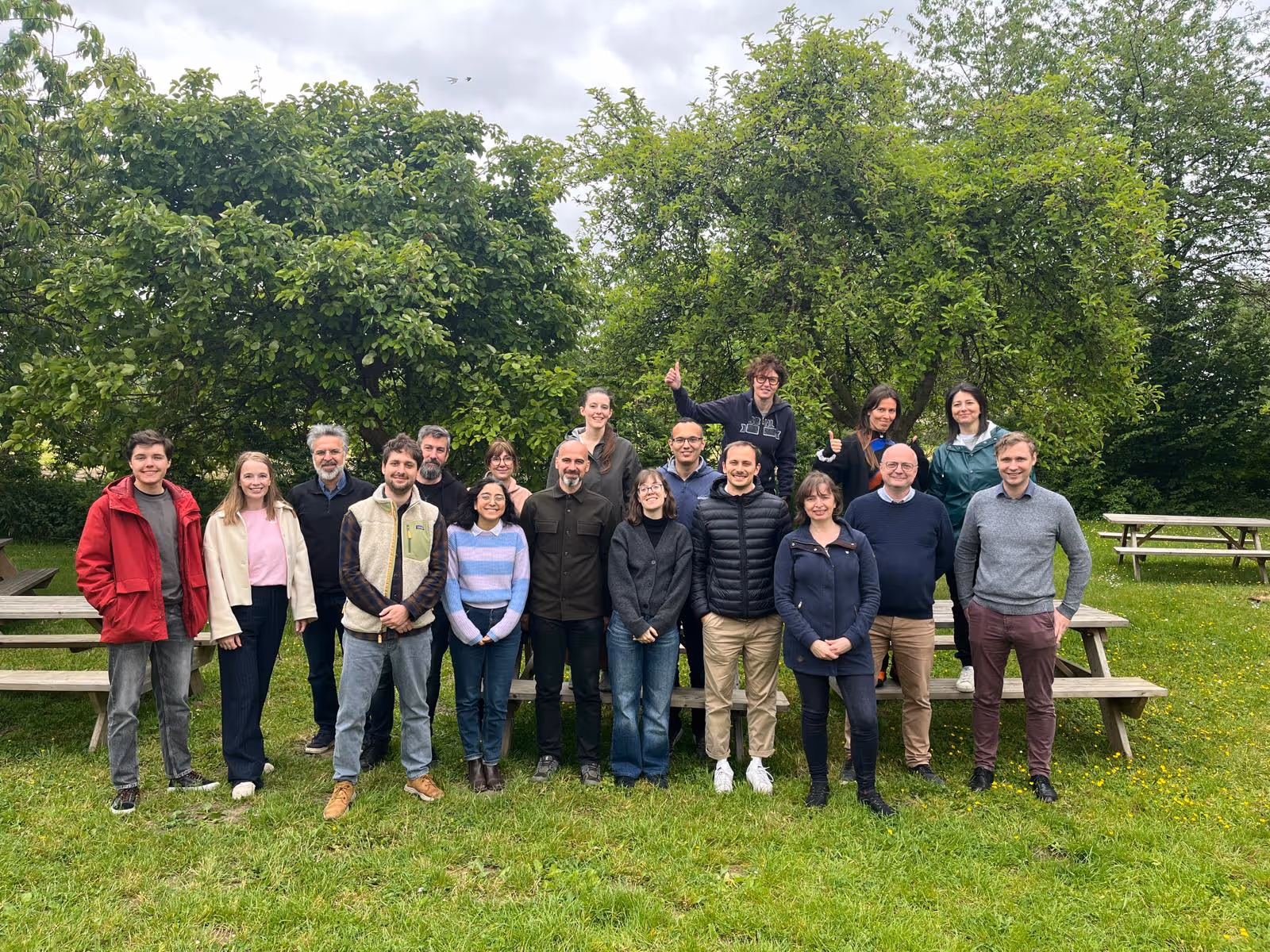 Th!nk E team photo at an event focused on the European energy transition