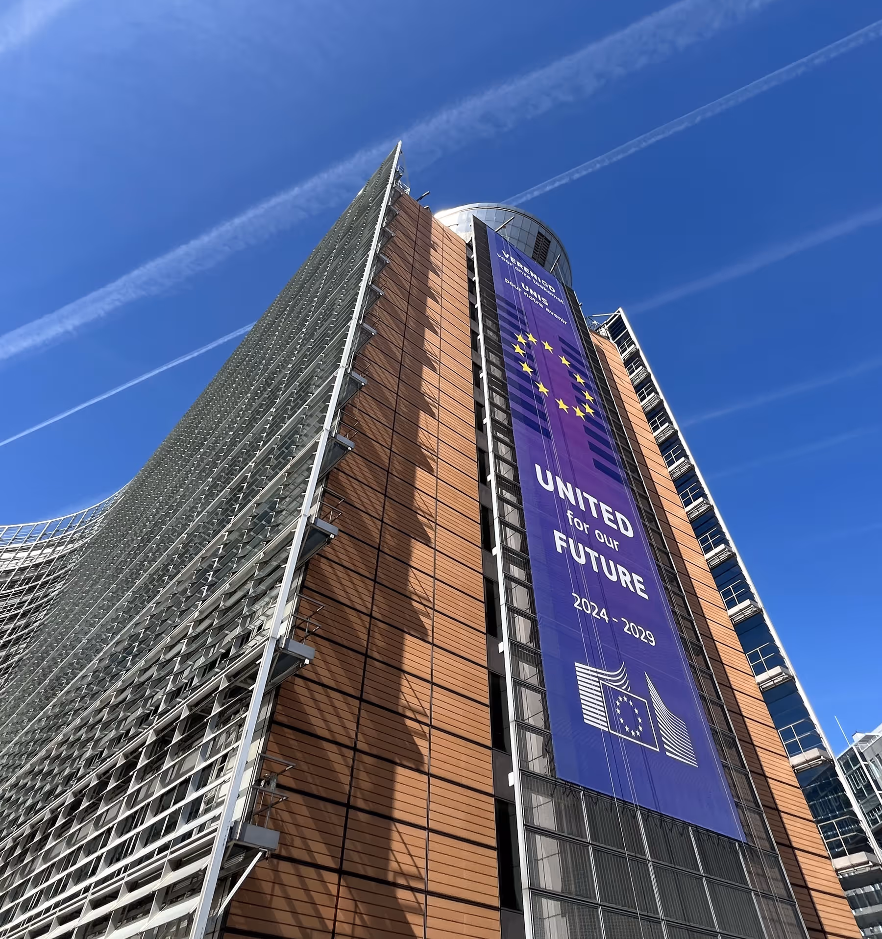 European Commission headquarters in Brussels - strategic client of Th!nk E for Green Deal and sustainable energy initiatives