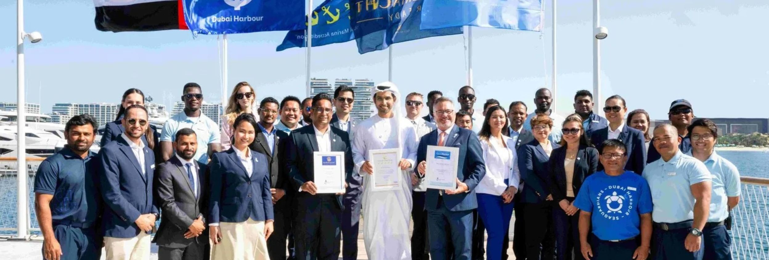 Dubai Harbour Marinas becomes first in the world to receive three simultaneous accreditations from The Yacht Harbour Association