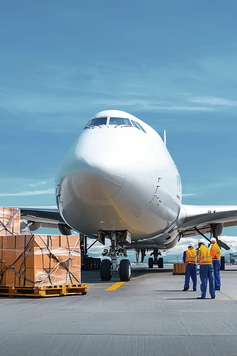 Avión de carga representando operaciones logísticas internacionales
