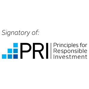 Logo PRI Principles for Responsible Investment signatario