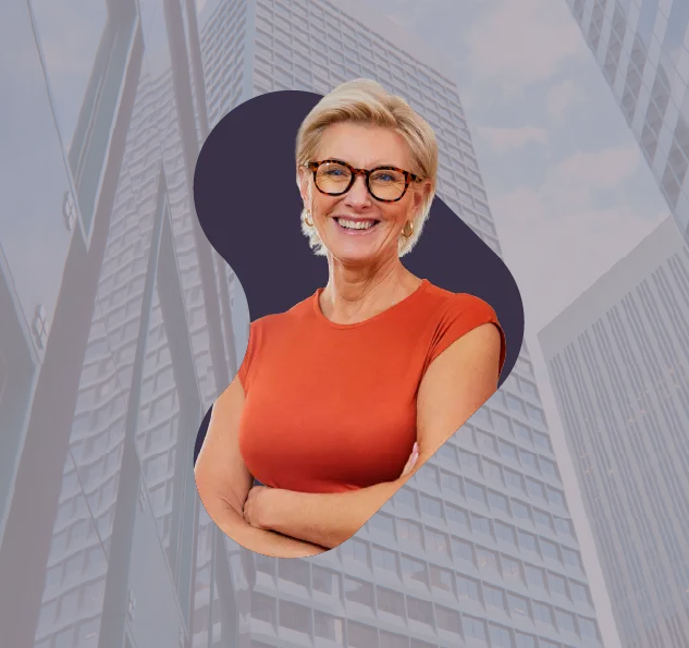 Ejecutiva senior representando servicios de consultoría y facilitación estratégica
