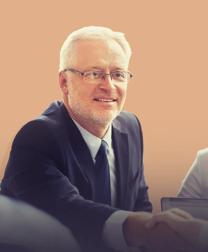 Senior executive in the profile of a corporate strategic partner
