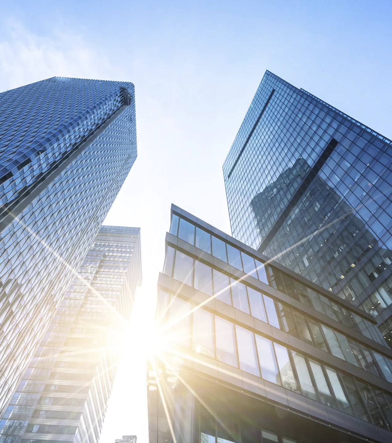 Rascacielos representando delimitaciones institucionales de REGIUS
