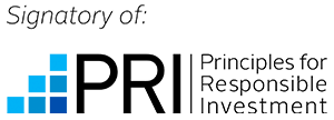 Logo PRI Principles for Responsible Investment signatario institucional
