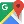 Google Maps pin icon with green G and red location marker.