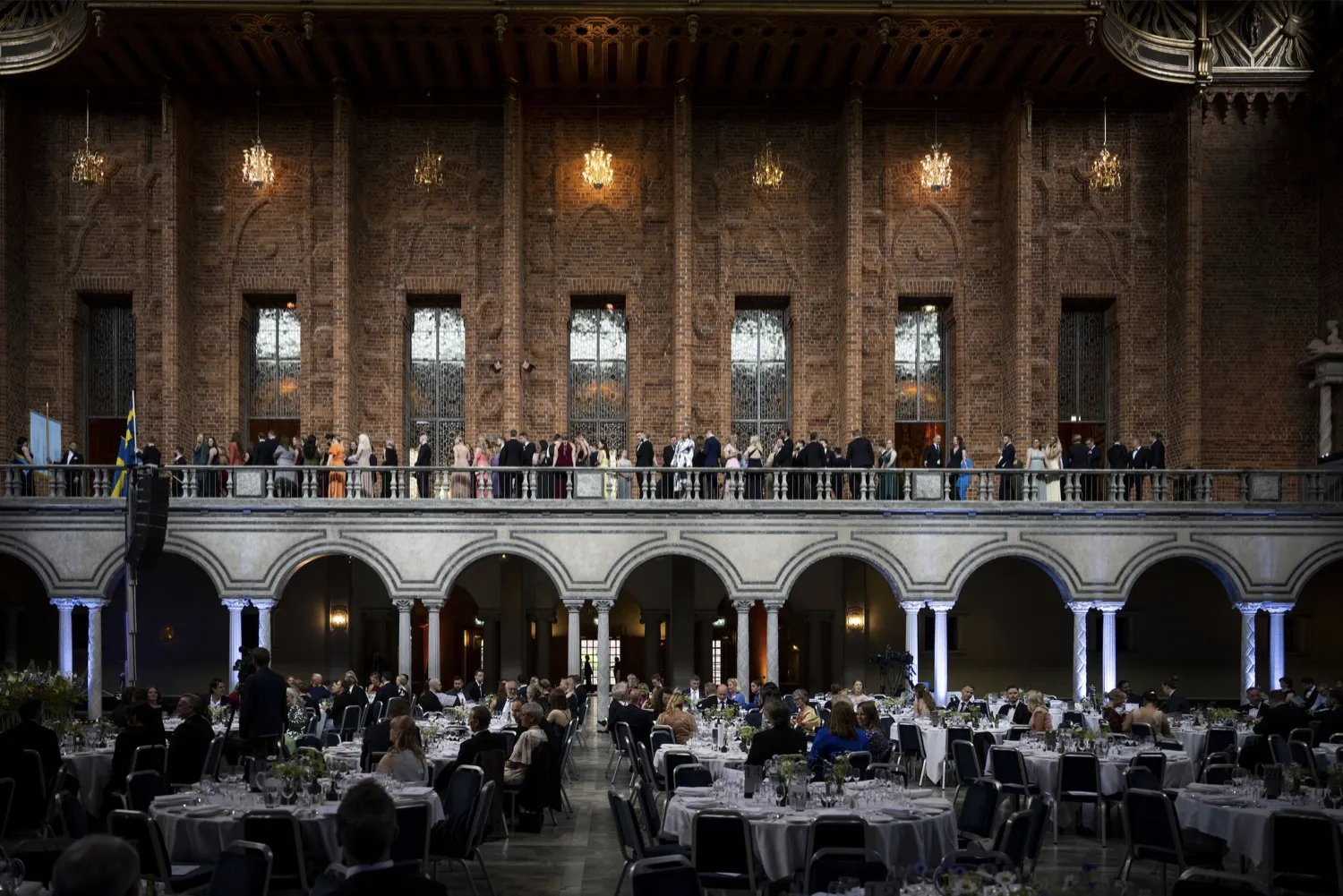 Examensbankett för kiropraktorutbildningen på Stockholms stadshus