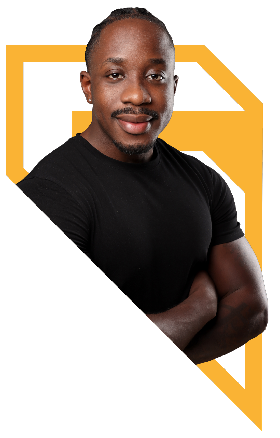 Arthur Mbida, Geschäftsführer der Graugold GmbH Wiesbaden, beim Erstgespräch für Privatkunden
