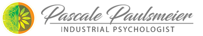 Logo for Pascale Paulsmeier, Industrial Psychologist, featuring a stylized green and yellow leaf circle.