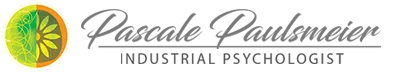 Logo for Pascale Paulsmeier, Industrial Psychologist, featuring a stylized green and yellow leaf circle.