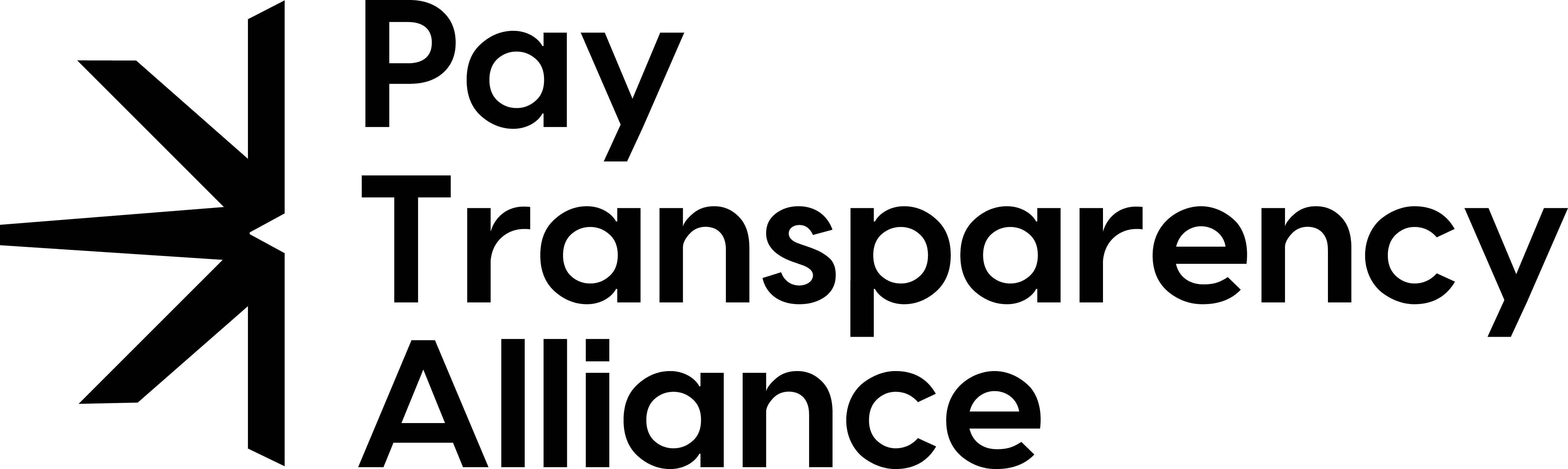PTA logo in black letters on a transparent background.