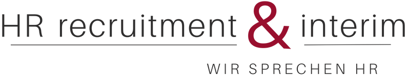 Logotipo de reclutamiento de RRHH y personal interino