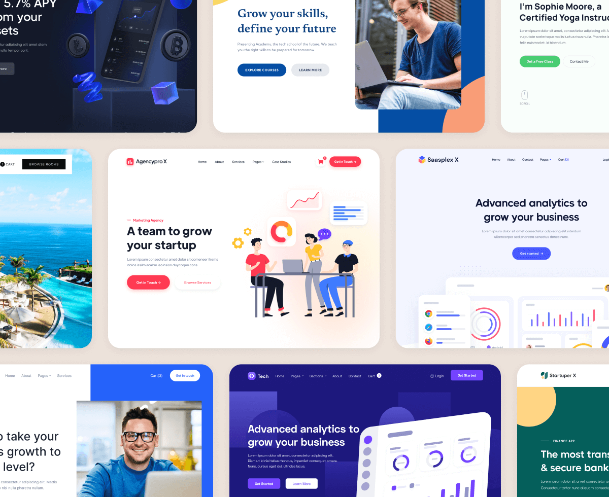 Zen X Brix Templates Spa Webflow Template | Brix Template