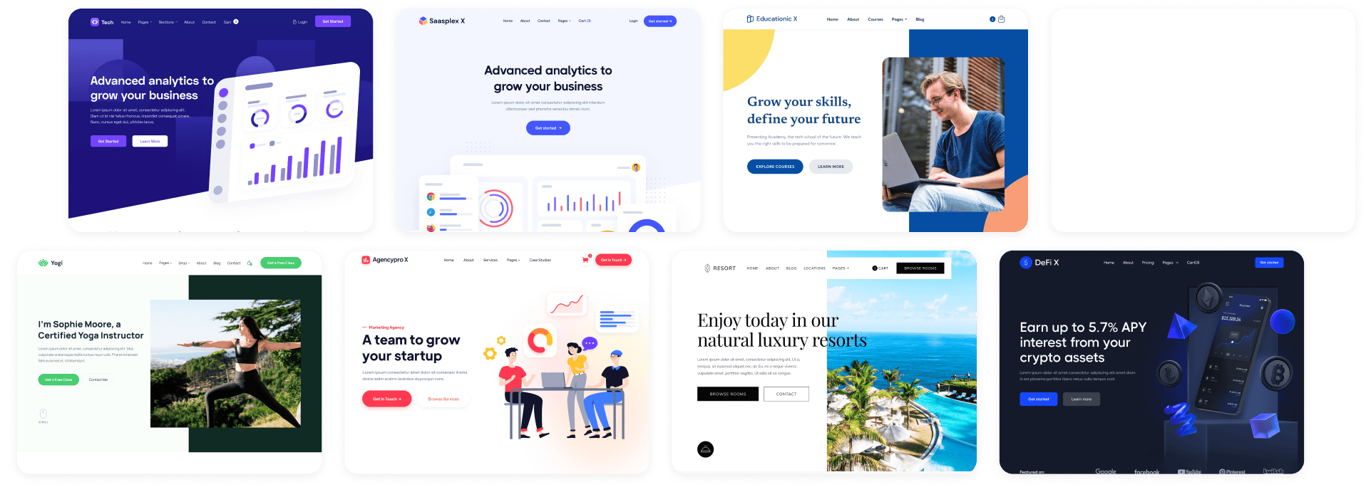 Zen X Brix Banner Webflow Template | Brix Template
