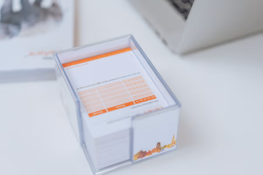 Terminzettelbox