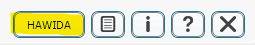 Button zur Aktivierung von HAWIDA