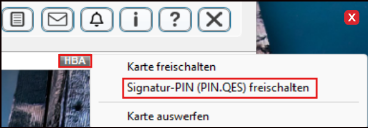 PIN-QE S ändern