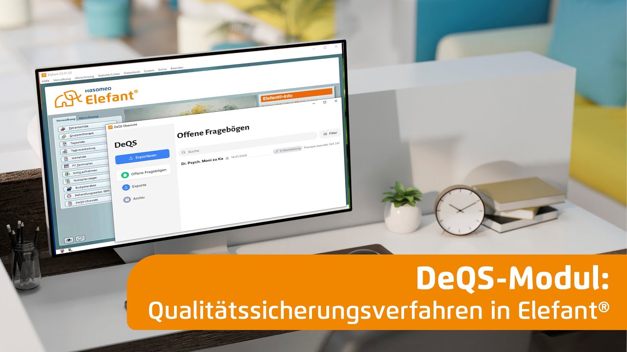 DeQS-Modul: Qualitätssicherungsverfahren in Elefant