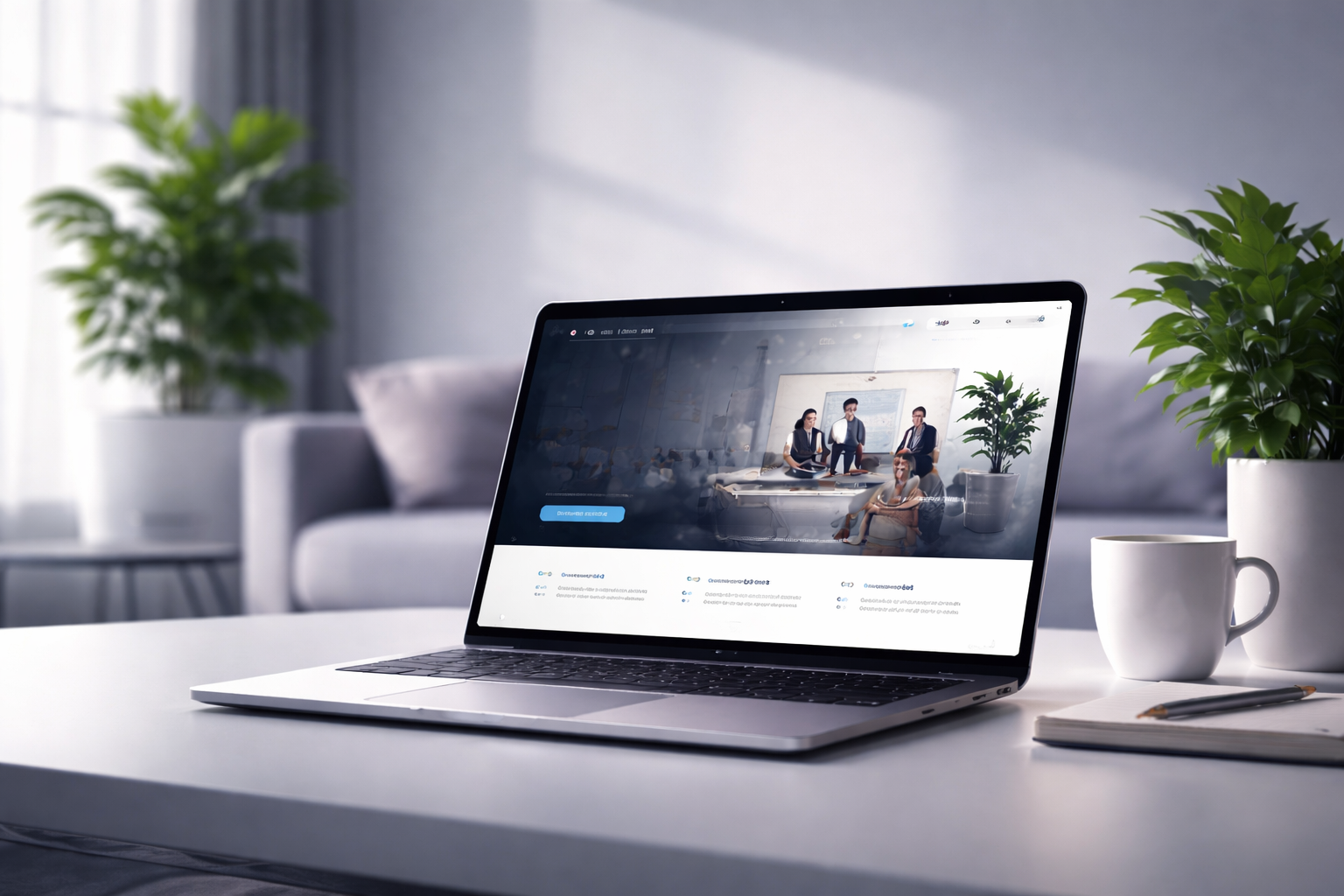 [digital project] image of a website homepage (for a digital marketing & advertising agency)