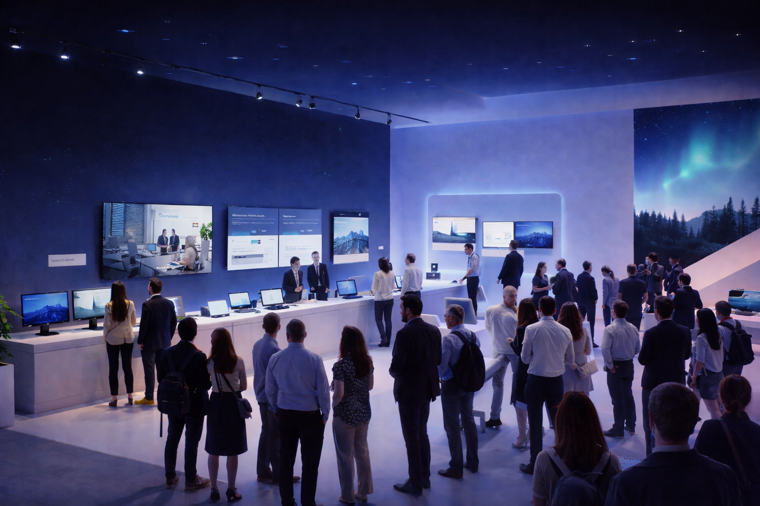 image of a tech conference (for a space tech)
