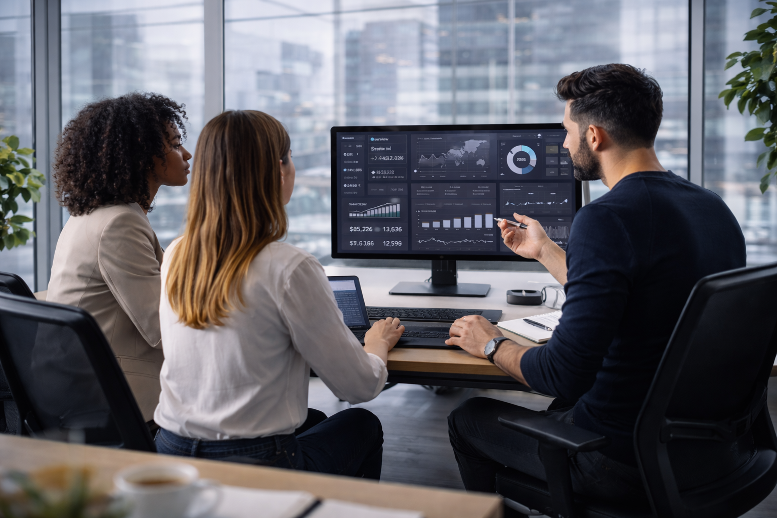 [digital project] image of website design on a tablet (for a graphic design studio)