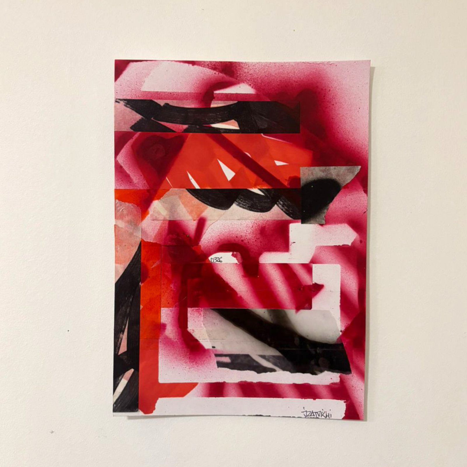 Collage streetart original A4 signé JZatoichi. Papier 280g, textures urbaines et typographies. Pièce unique, expédition rapide.