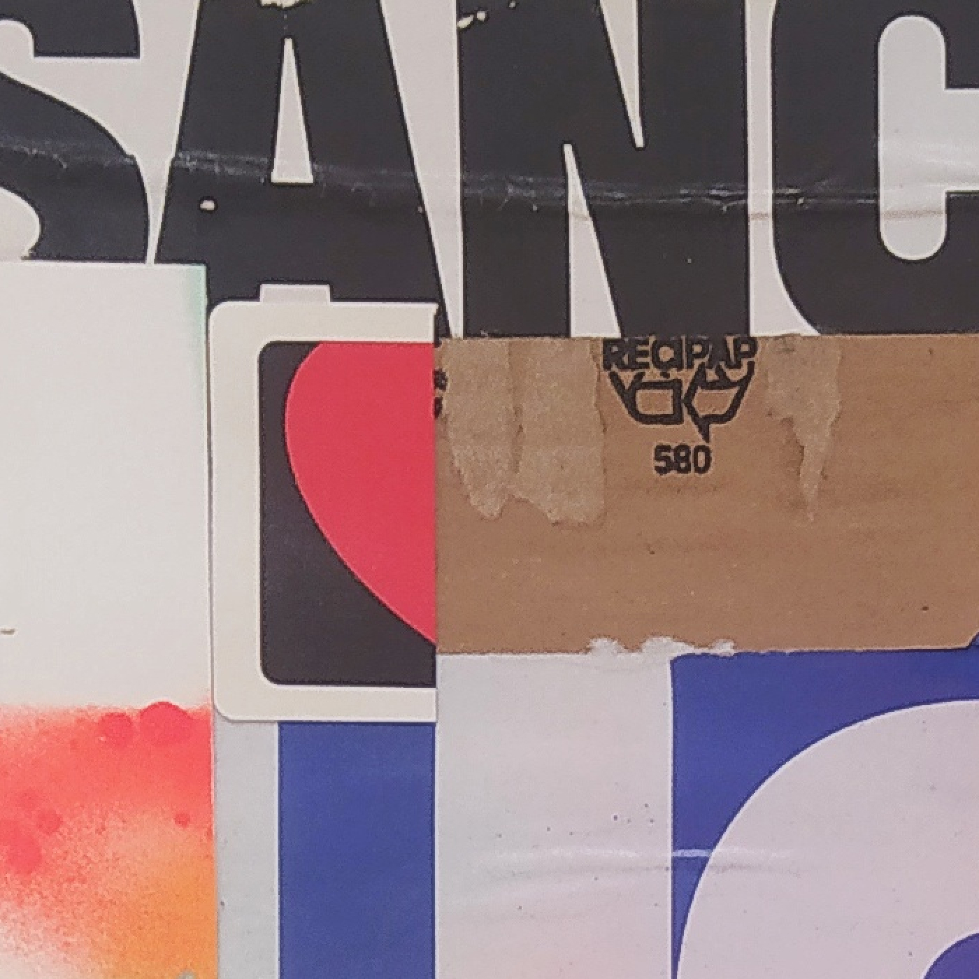 Collage streetart A3 JZatoichi – textures urbaines - 118