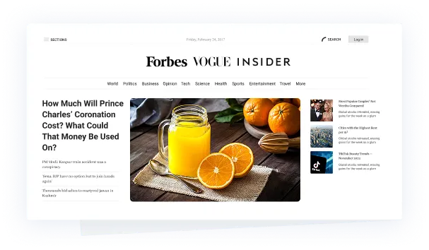 Case study screenshot