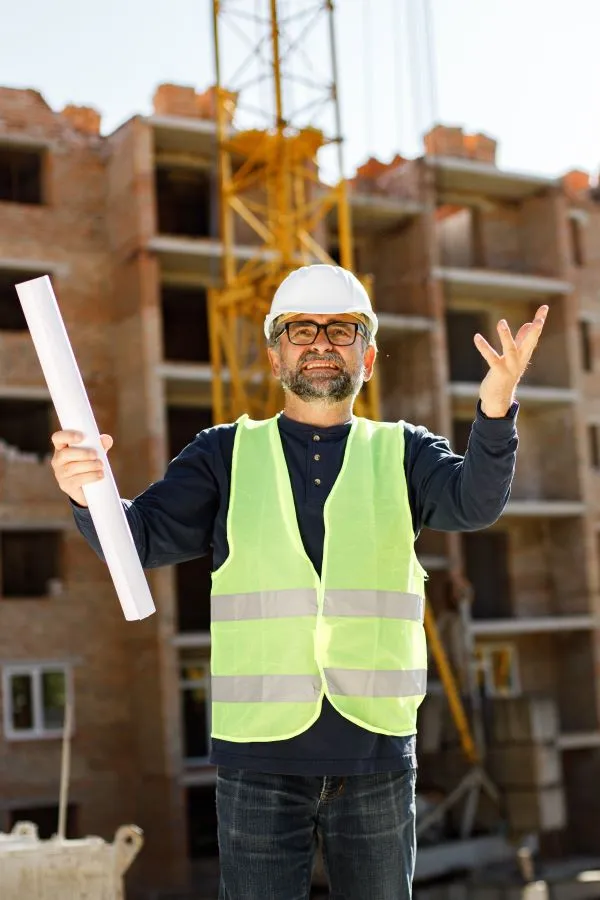 A photo of a cleaning lady.