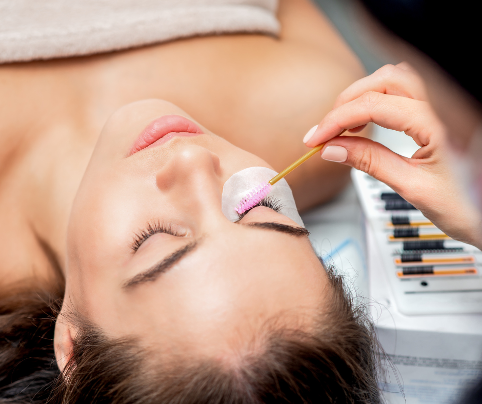 Lash lift and brow tinting services at Elite Skin and Body MD Spring TX