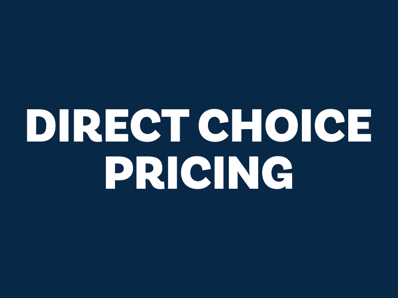 Direct choice pricing