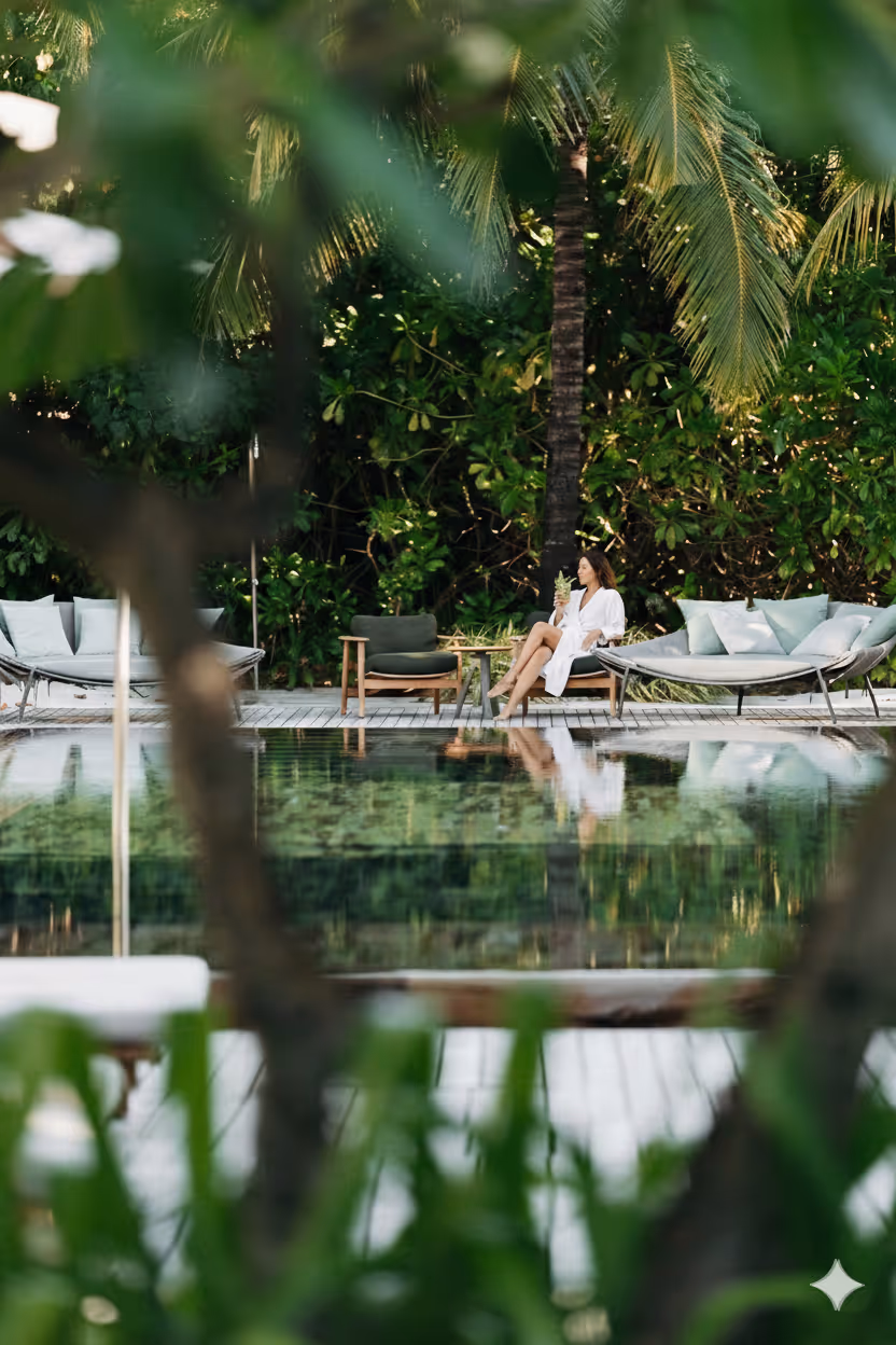 Ultra-luxury overwater villa photography