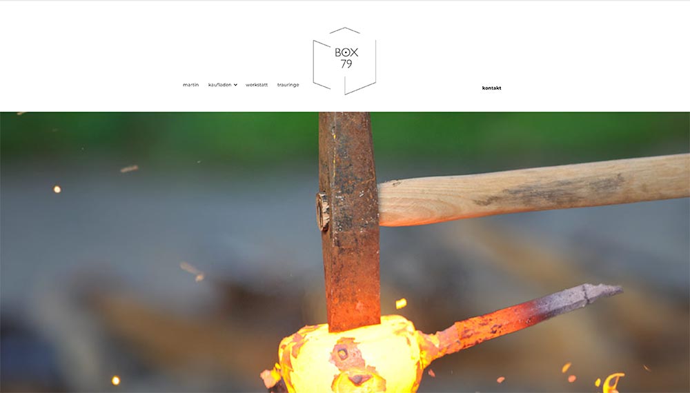 Screenshot der Albrecht Denneler Architektur-Website