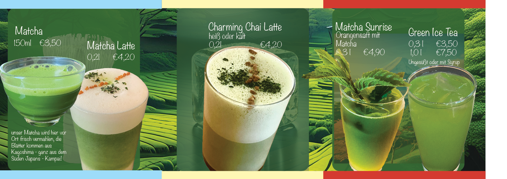 Tischaufsteller Matcha – feinedesign