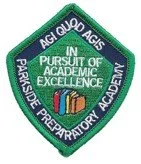Parkside Preparatory Academy school logo patch