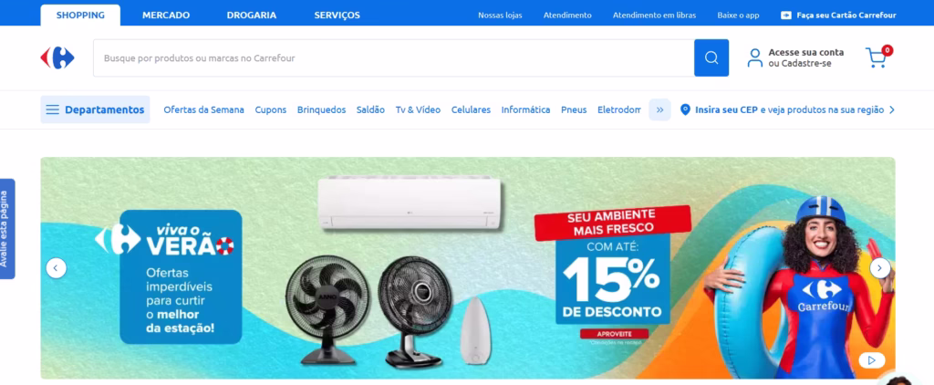 Carrefour marketplace in Brazil