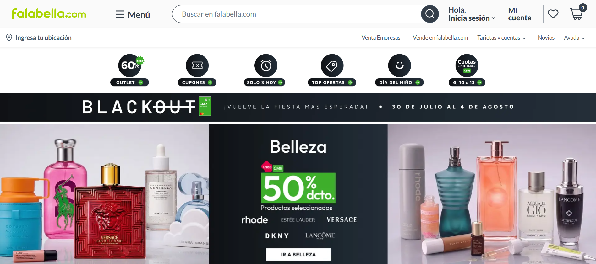 Falabella and Linio marketplace, Chile Peru Colombia cross-border