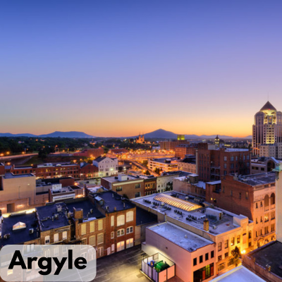 Luxury homes and quiet residential community in Argyle Texas Denton County