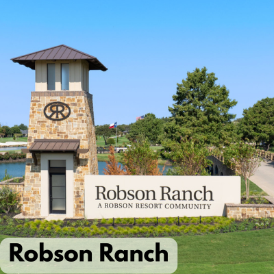 Active adult community homes in Robson Ranch Denton County Texas 55+ living