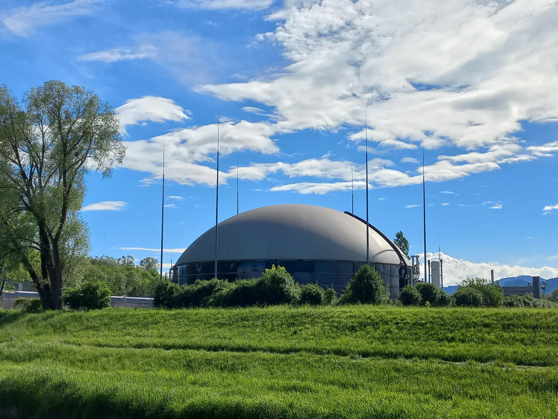 Biogáz üzem Lustenau, Németország