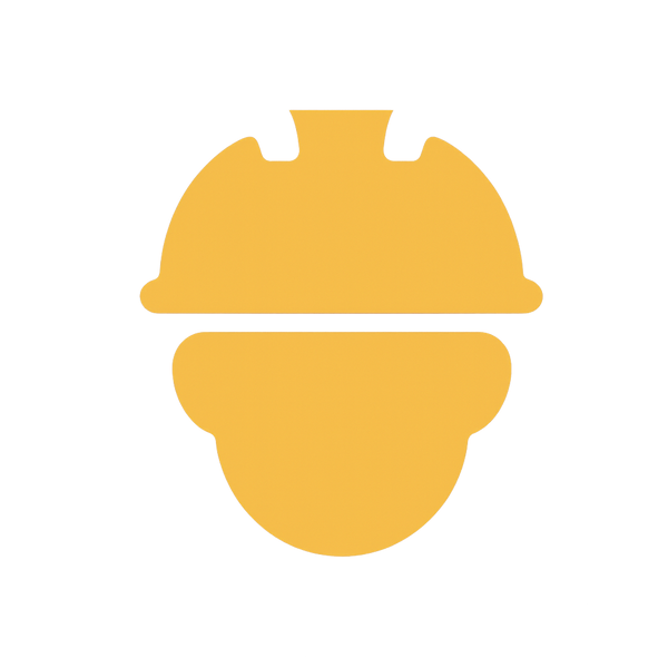Icon of a head with a hard hat