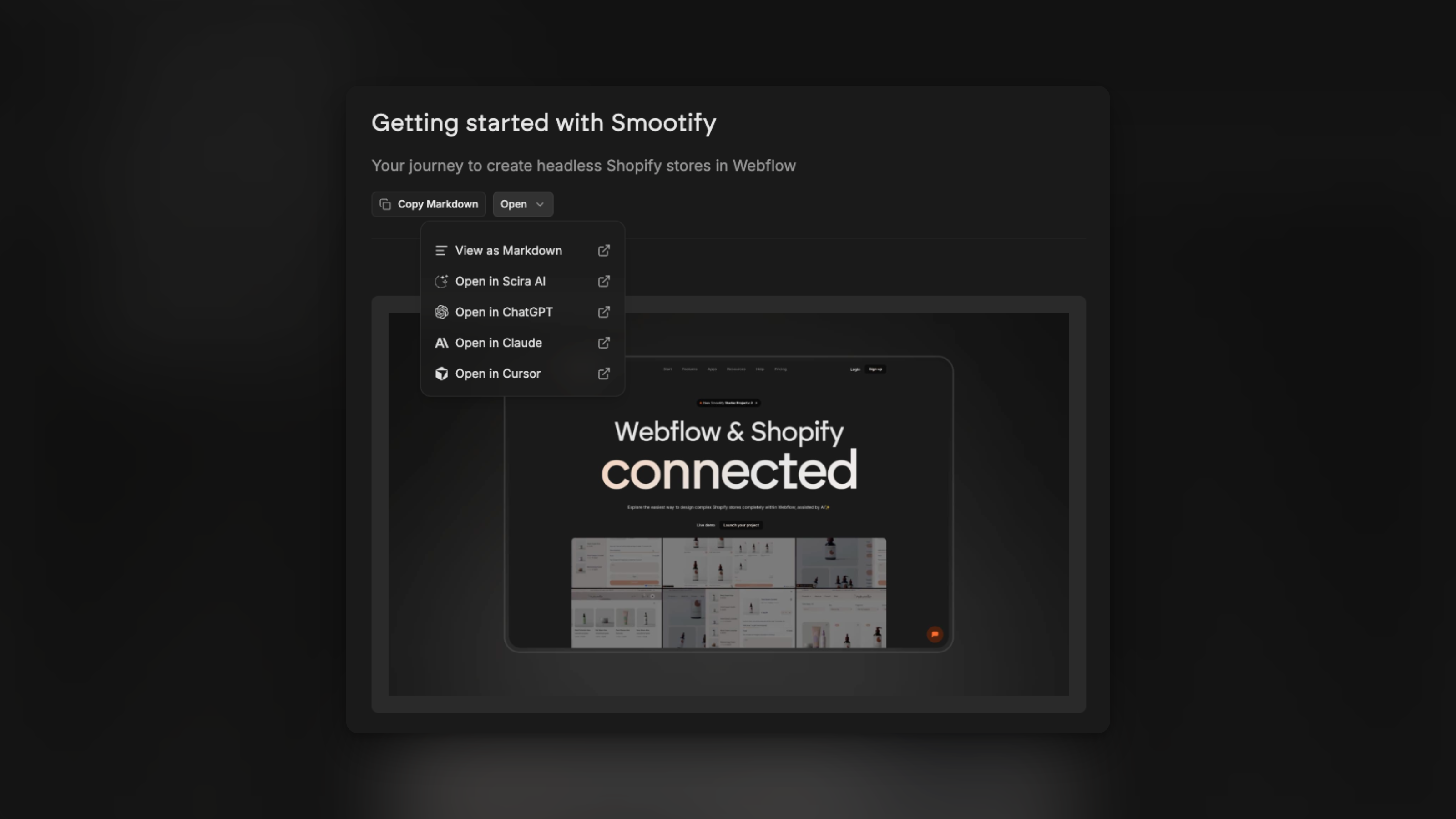 Making Smootify readable to AI