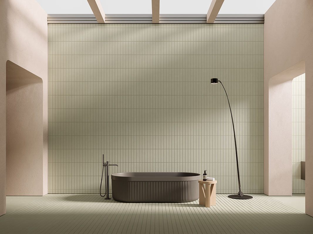 Banheira cinzenta freestanding, Inbani Heritage