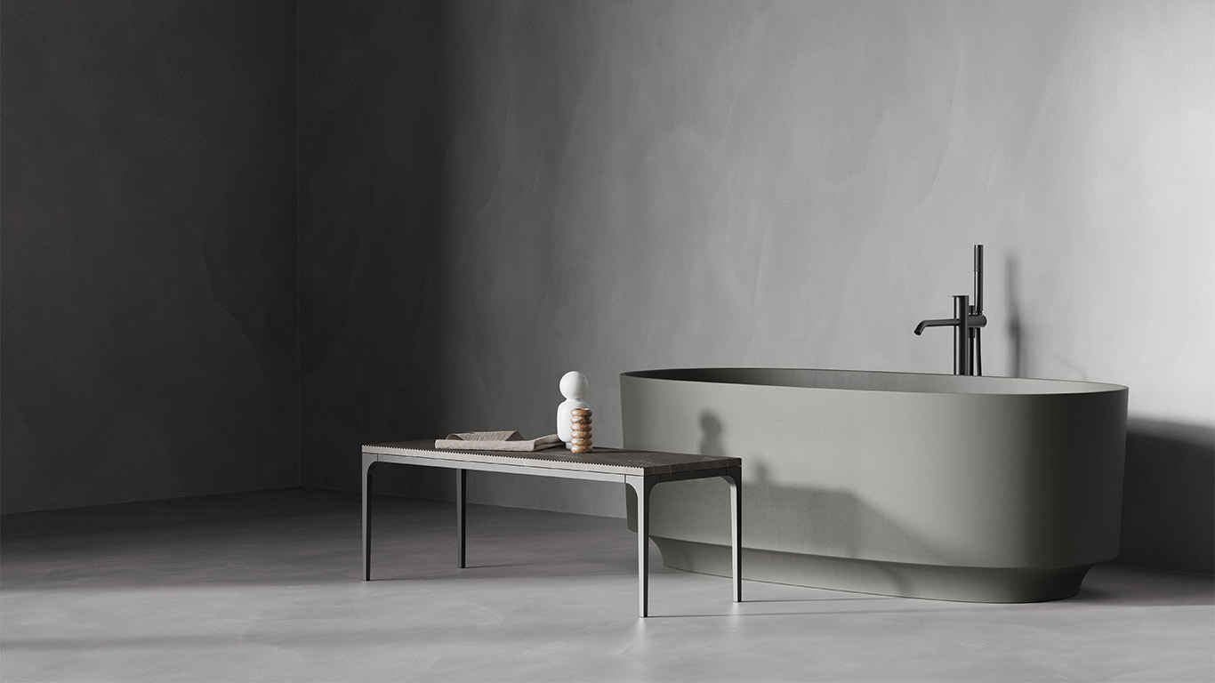 Banco freestanding Inbani, Grate