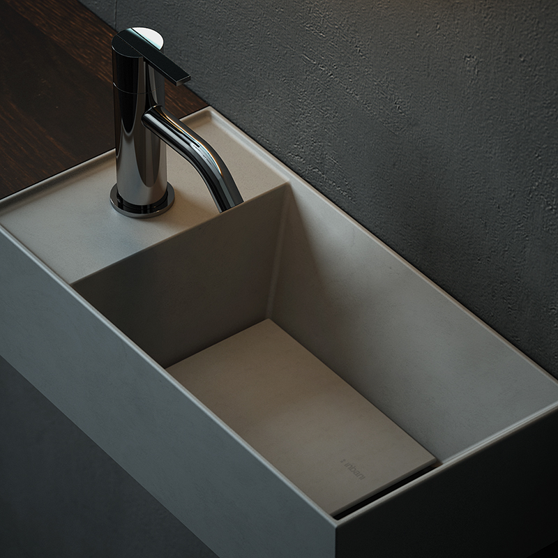 Washbasin from Inbani, collection Facette