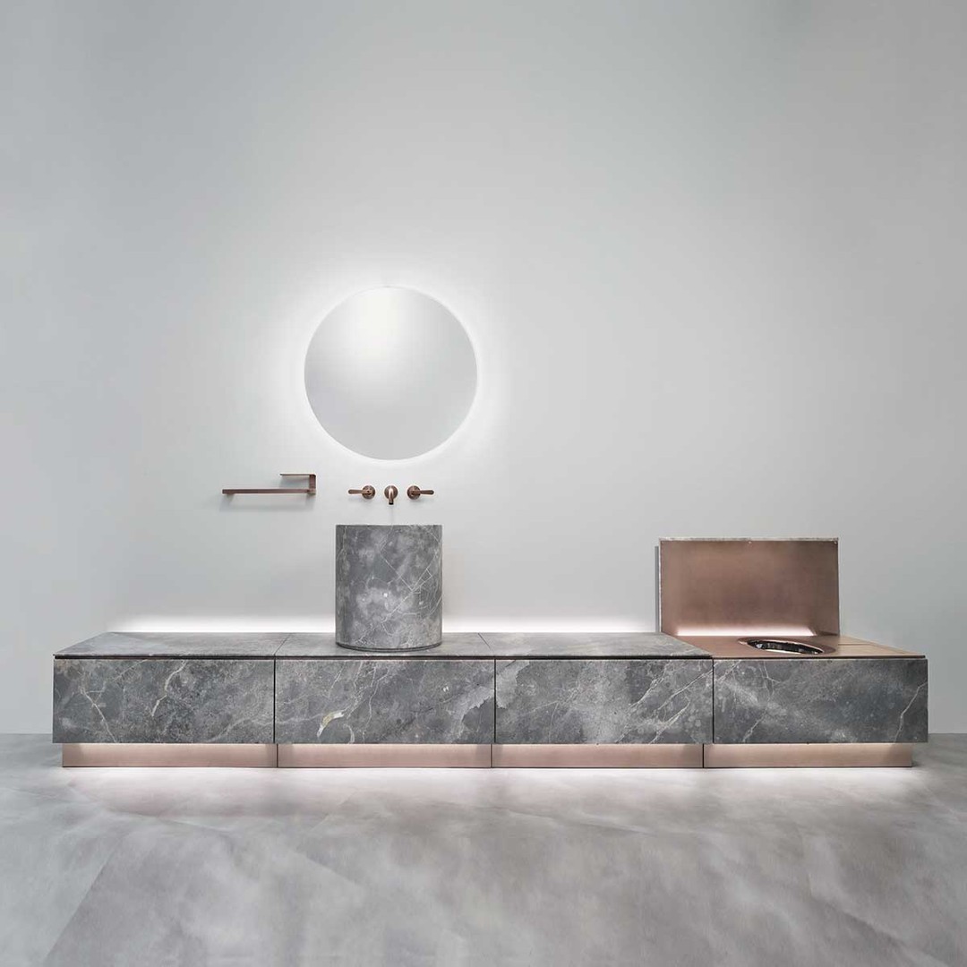 Washbasin and sanitary ware from Ceadesign, collection Abaco