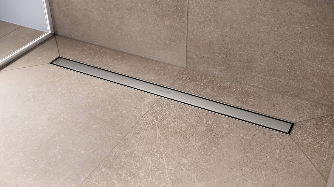 Shower drain from Hansgrohe, collection RainDrain