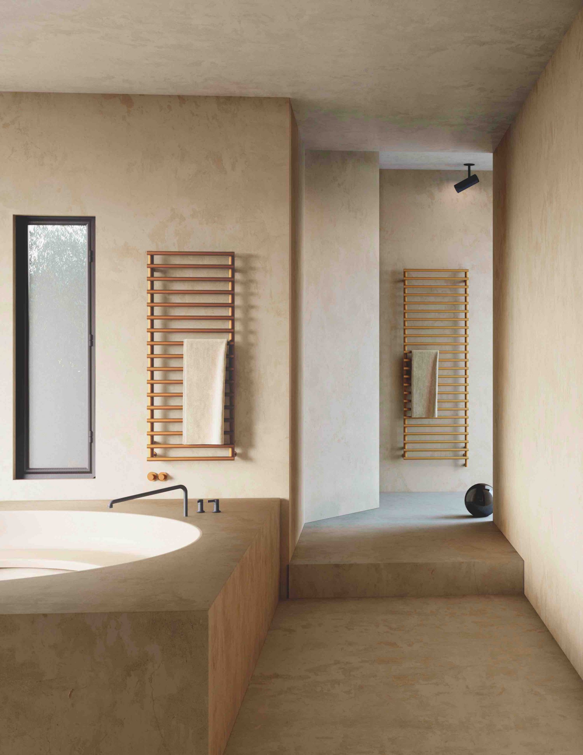 Heated towel rails from Tubes, collection Smart25