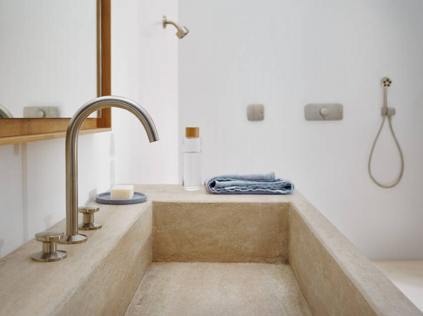 Torneira dourada de bancada AXOR One